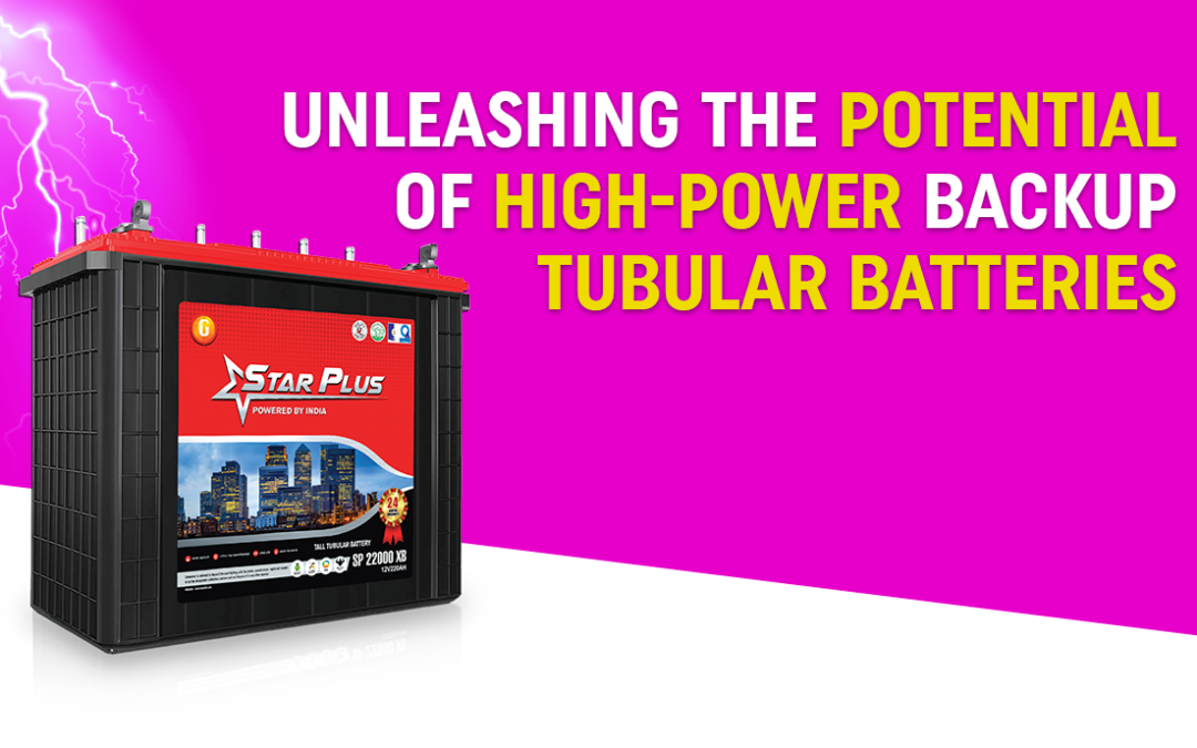 Unleashing the Potential of High-Power Backup Tubular Batteries