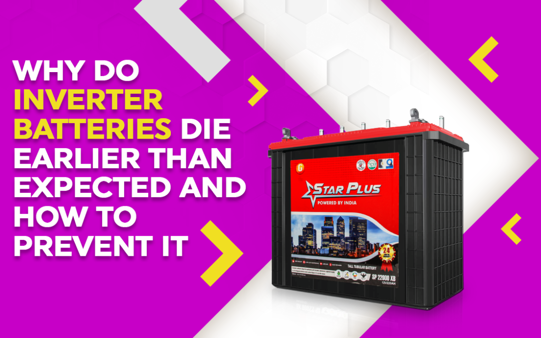 Why Do Inverter Batteries Die Earlier than Expected and How to Prevent It