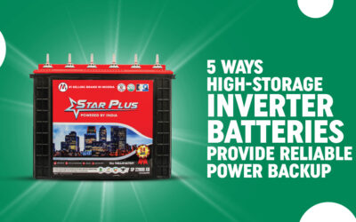 5 Ways High-Storage Inverter Batteries Provide Reliable Power Backup