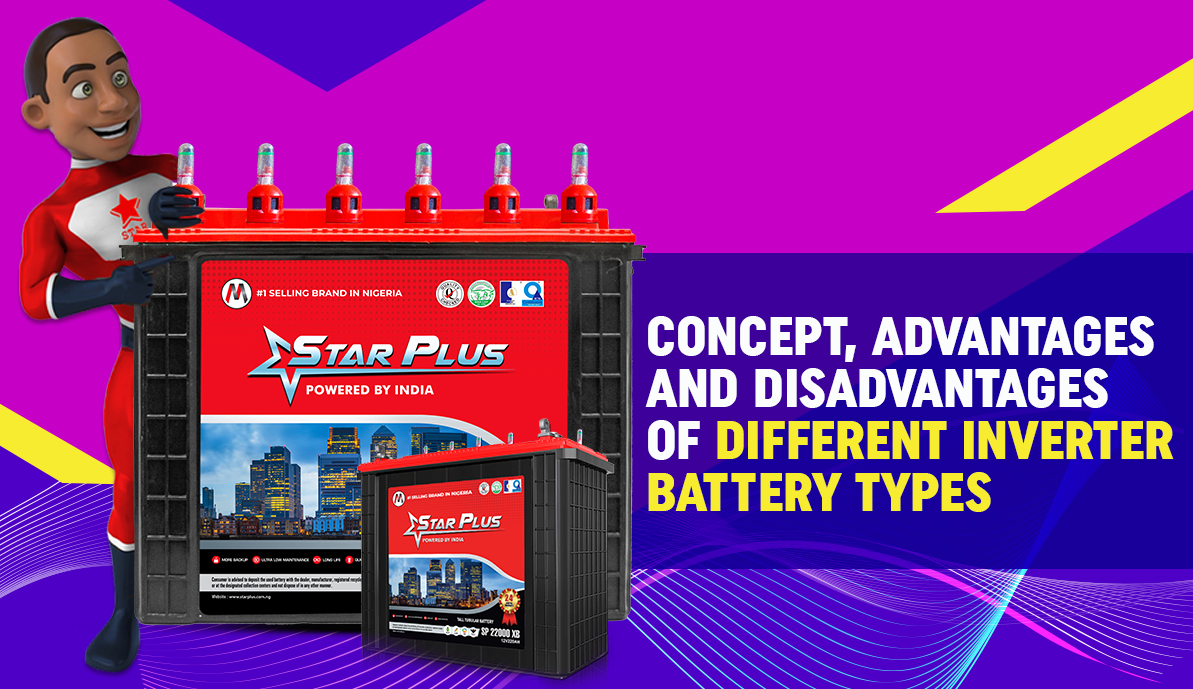 Concept, Advantages and Disadvantages Of Different Inverter Battery Types