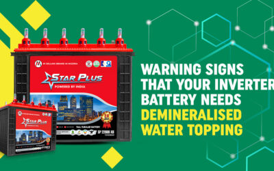 Warning Signs That Your Inverter Battery Needs Demineralised Water Topping