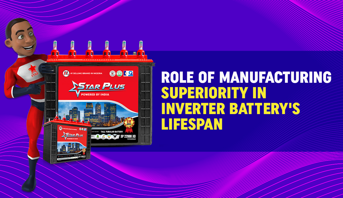 Role of Manufacturing Superiority in Inverter Battery's Lifespan