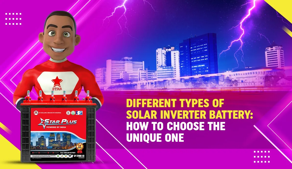 types of solar inverter batteries