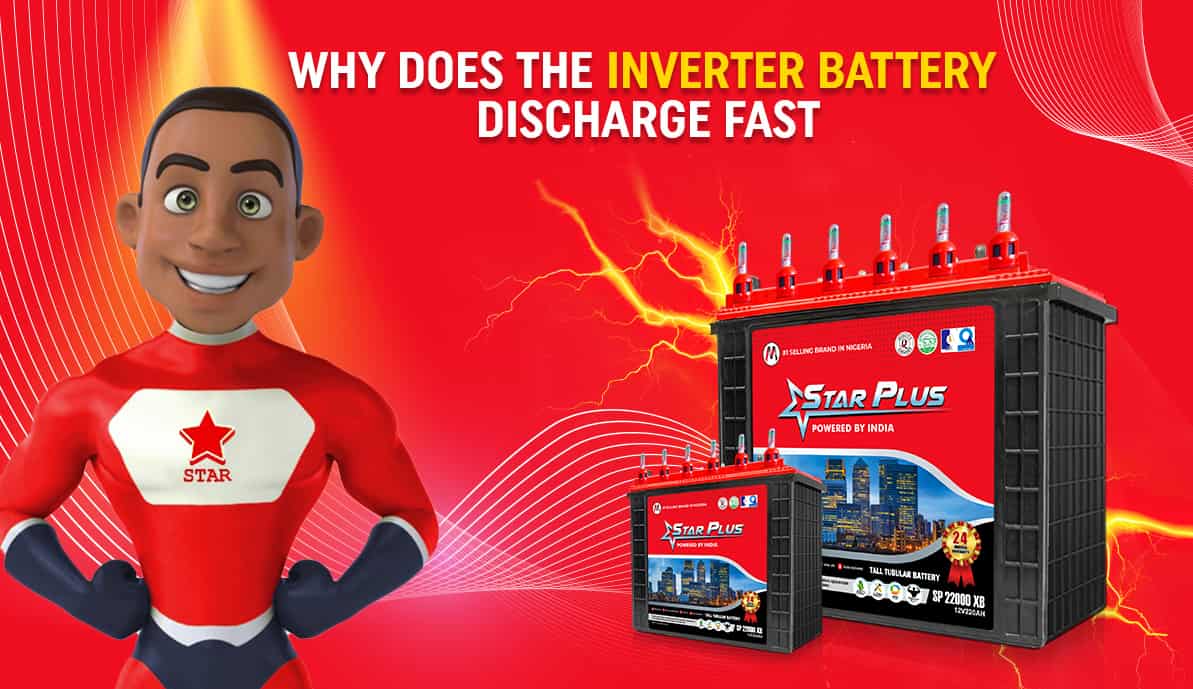 why inverter battery discharge fast