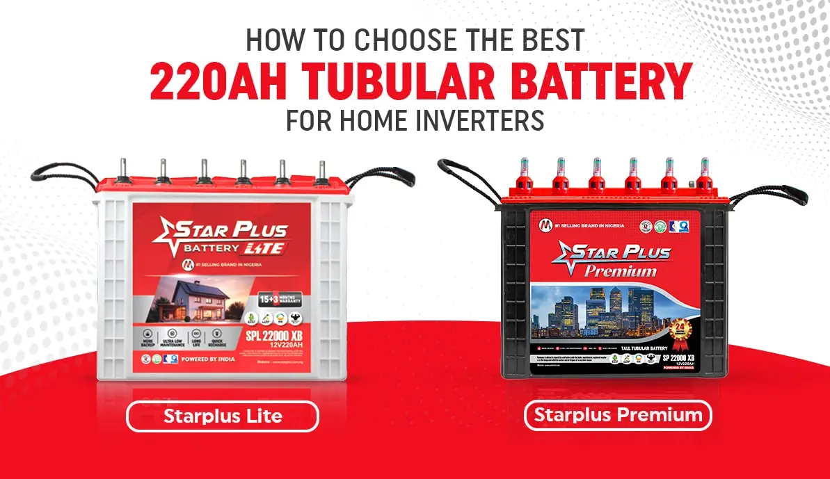 Which is the best 220Ah tubular battery for home inverters?