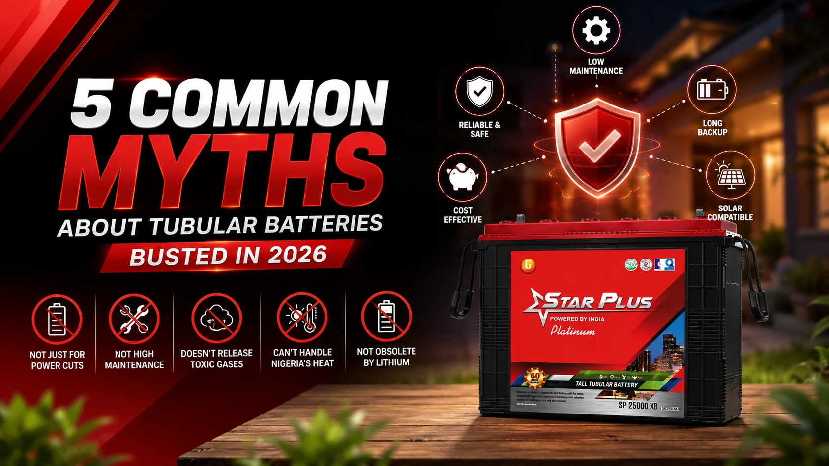 5 Common Myths About Tubular Batteries Busted in 2026