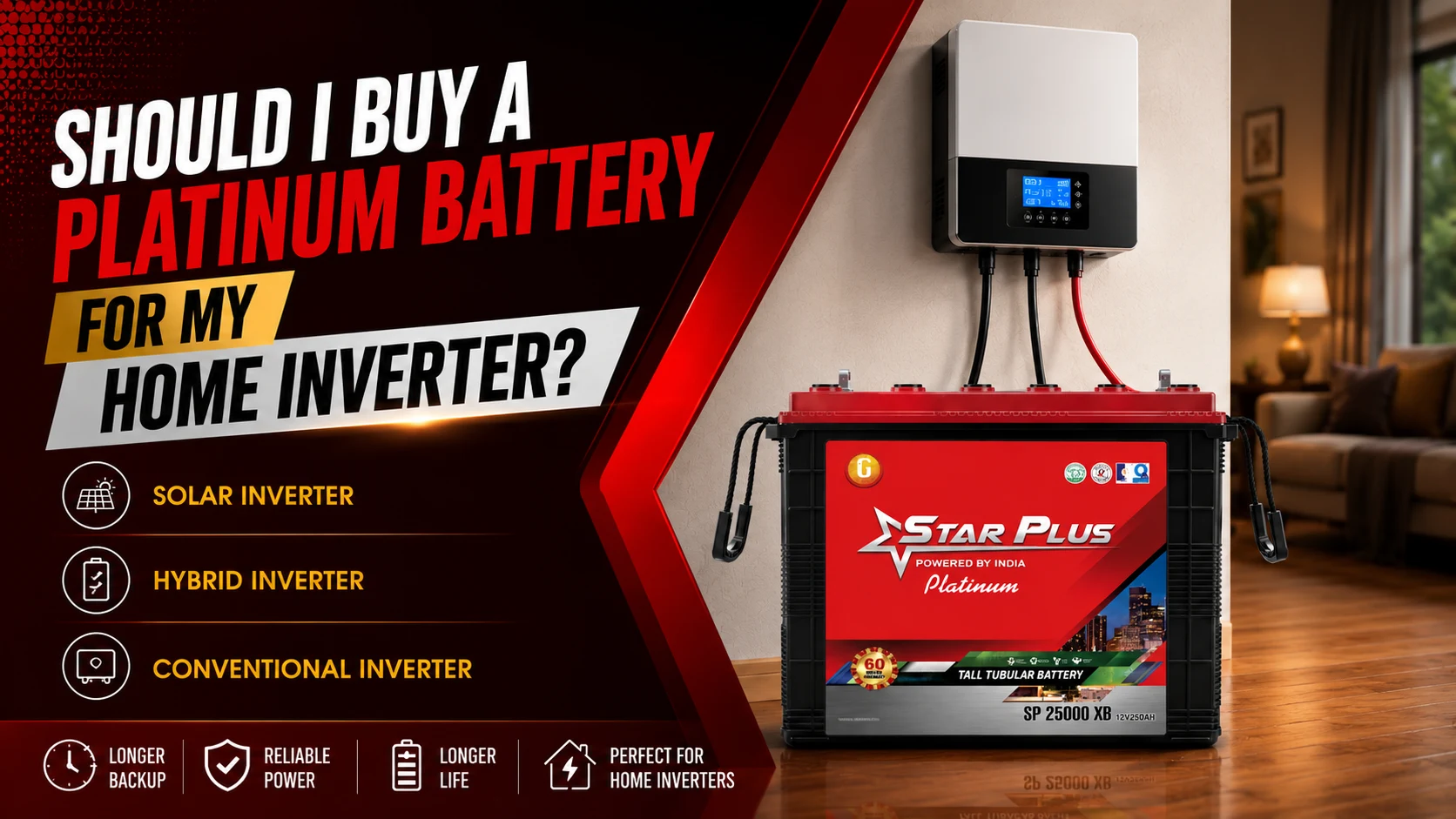 Should I buy a platinum battery for my home inverter