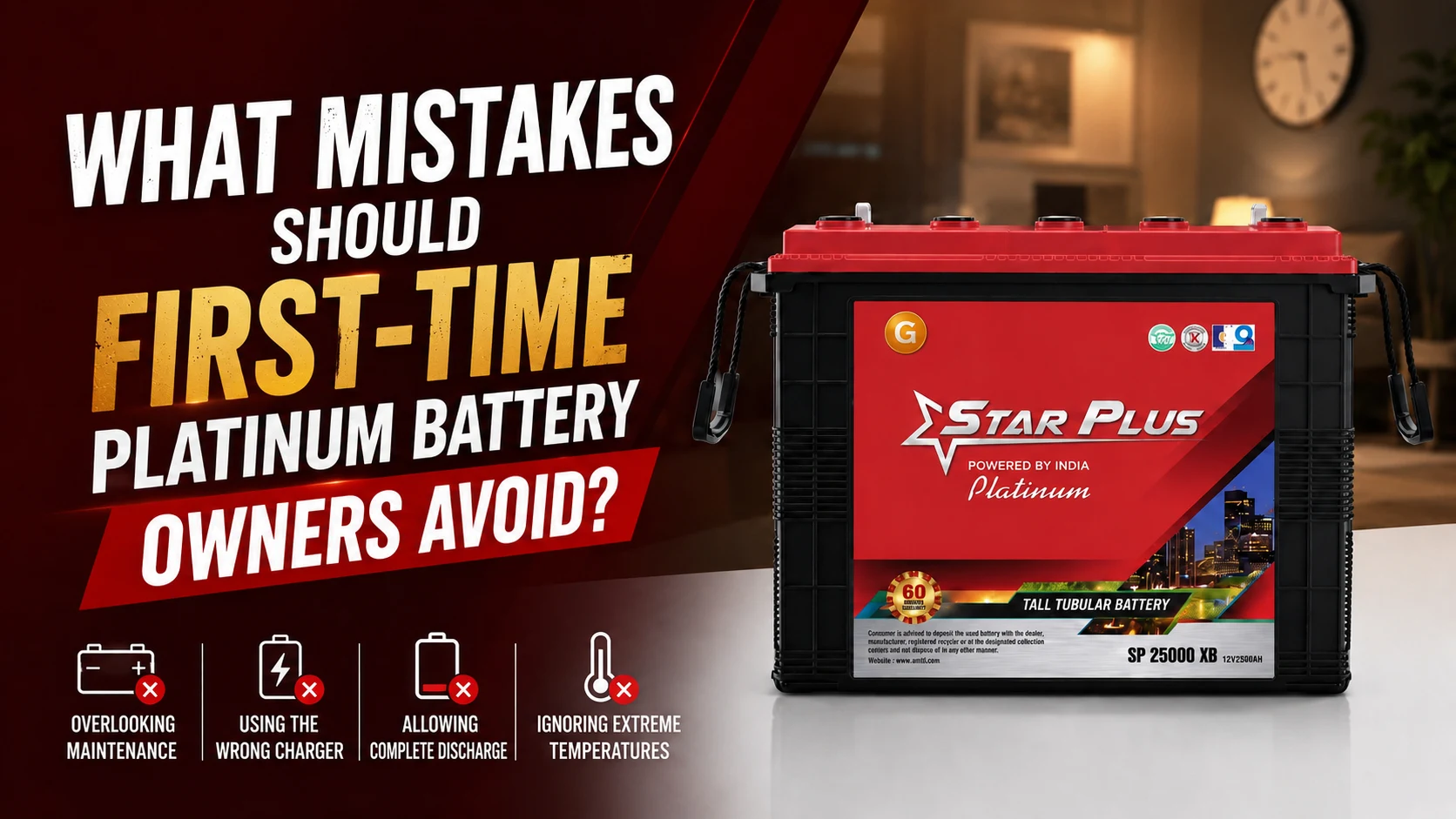 What mistakes should first-time platinum battery owners avoid?